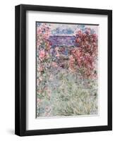 The House in the Roses, 1925-Claude Monet-Framed Premium Giclee Print