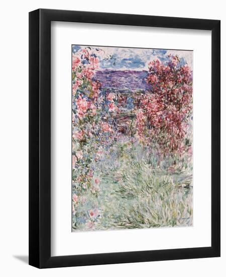 The House in the Roses, 1925-Claude Monet-Framed Premium Giclee Print