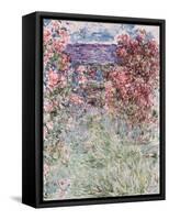 The House in the Roses, 1925-Claude Monet-Framed Stretched Canvas
