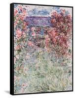 The House in the Roses, 1925-Claude Monet-Framed Stretched Canvas