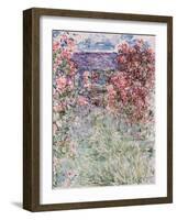 The House in the Roses, 1925-Claude Monet-Framed Giclee Print