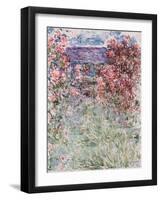 The House in the Roses, 1925-Claude Monet-Framed Giclee Print