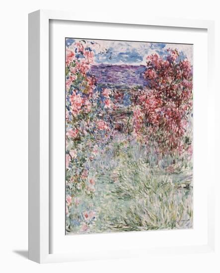 The House in the Roses, 1925-Claude Monet-Framed Giclee Print