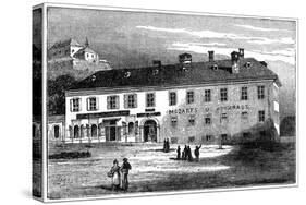 The House in Which Mozart Lived in Salzburg, Austria, Late 18th Century-null-Stretched Canvas