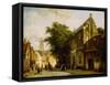 The House of Admiral Martin van Rossum in Zaltbommel, 1860-Cornelius Springer-Framed Stretched Canvas
