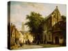 The House of Admiral Martin van Rossum in Zaltbommel, 1860-Cornelius Springer-Stretched Canvas