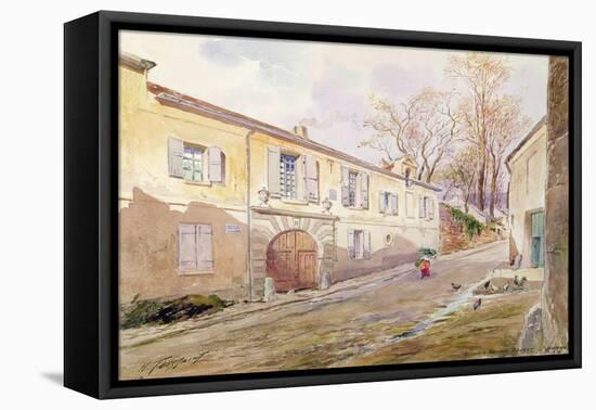 The House of Armande Bejart (1642-1700) in Meudon, C.1906 (W/C on Paper)-Henri Toussaint-Framed Stretched Canvas