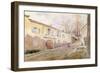 The House of Armande Bejart (1642-1700) in Meudon, C.1906 (W/C on Paper)-Henri Toussaint-Framed Giclee Print