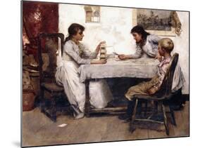 The House of Cards, 1888-Albert Chevallier Tayler-Mounted Giclee Print