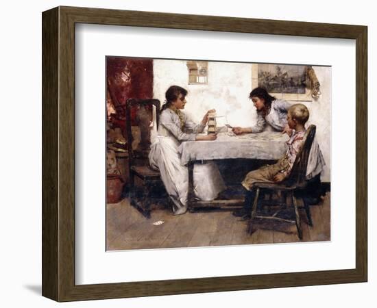 The House of Cards, 1888-Albert Chevallier Tayler-Framed Giclee Print