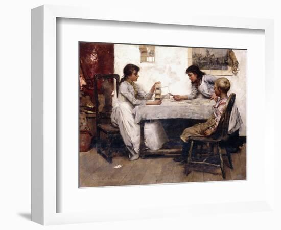 The House of Cards, 1888-Albert Chevallier Tayler-Framed Giclee Print