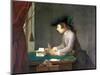 The House of Cards-Jean-Baptiste Simeon Chardin-Mounted Giclee Print