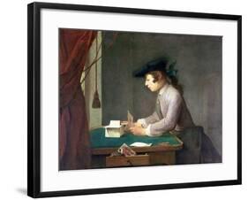 The House of Cards-Jean-Baptiste Simeon Chardin-Framed Giclee Print