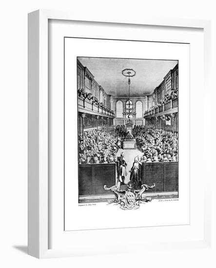 The House of Commons, 1742-John Pine-Framed Giclee Print