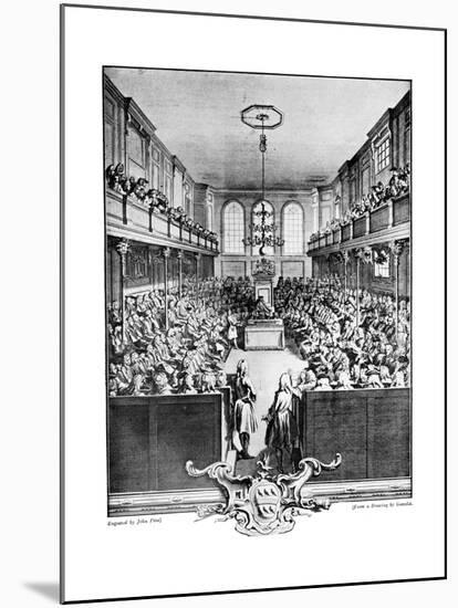 The House of Commons, 1742-John Pine-Mounted Giclee Print