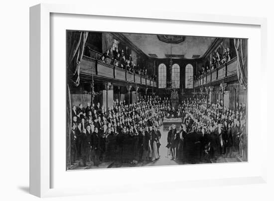 The House of Commons, 1833-Sir George Hayter-Framed Giclee Print