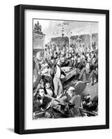 The House of Commons in 1846-T Walter Wilson-Framed Giclee Print