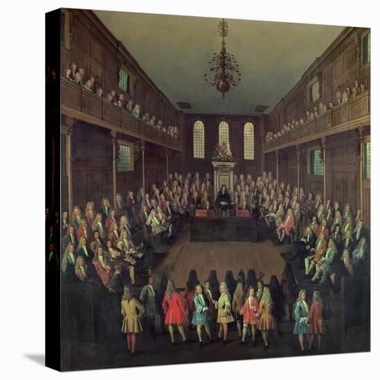The House of Commons in Session, 1710-Peter Tillemans-Stretched Canvas