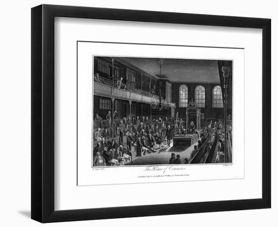 The House of Commons, London, 1804-James Fittler-Framed Giclee Print