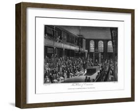 The House of Commons, London, 1804-James Fittler-Framed Giclee Print