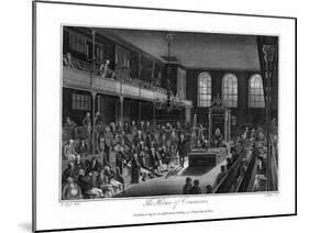 The House of Commons, London, 1804-James Fittler-Mounted Giclee Print
