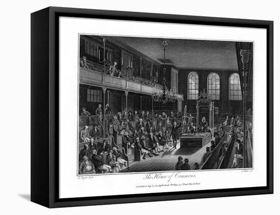 The House of Commons, London, 1804-James Fittler-Framed Stretched Canvas