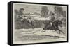 The House of Commons Point-To-Point-Steeplechase Near Rugby-null-Framed Stretched Canvas