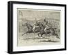 The House of Commons Steeplechase, a Close Finish in the Heavy-Weight Division-null-Framed Giclee Print