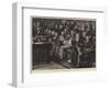 The House of Commons, the Front Opposition Bench, a Late Sitting at the End of the Session-null-Framed Giclee Print