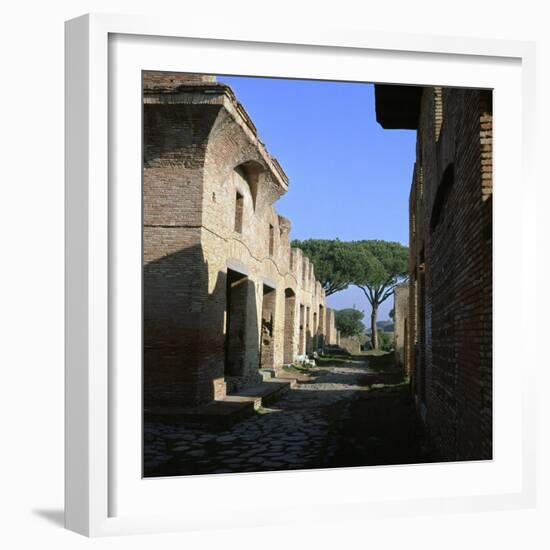 The House of Diana in the Roman Port of Ostia, 2nd Century-CM Dixon-Framed Photographic Print