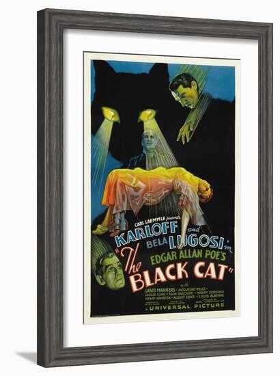 The House of Doom, 1934, "The Black Cat" Directed by Edgar Ulmer-null-Framed Giclee Print