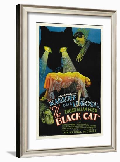 The House of Doom, 1934, "The Black Cat" Directed by Edgar Ulmer-null-Framed Giclee Print