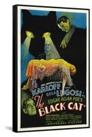 The House of Doom, 1934, "The Black Cat" Directed by Edgar Ulmer-null-Framed Stretched Canvas