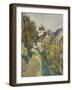 The House of Dr. Gachet in Auvers-sur-Oise, 1872-3-Paul Cezanne-Framed Giclee Print