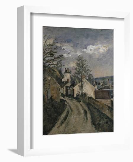 The House of Dr Gachet-Paul Cézanne-Framed Giclee Print