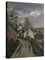 The House of Dr Gachet-Paul Cézanne-Stretched Canvas