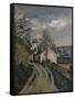 The House of Dr Gachet-Paul Cézanne-Framed Stretched Canvas