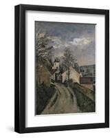 The House of Dr Gachet-Paul Cézanne-Framed Premium Giclee Print