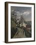 The House of Dr Gachet-Paul Cézanne-Framed Giclee Print