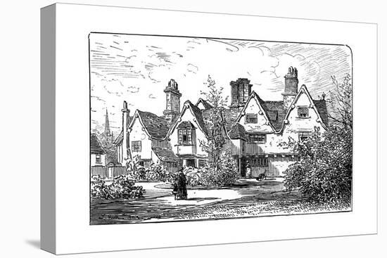 The House of Dr John Hall, Statford-Upon-Avon, Warwickshire, 1885-Edward Hull-Stretched Canvas