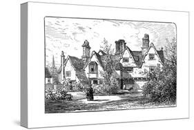 The House of Dr John Hall, Statford-Upon-Avon, Warwickshire, 1885-Edward Hull-Stretched Canvas