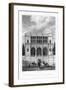 The House of Francis I, Champs-Elysees, Paris, 1830-B Ferrey-Framed Giclee Print