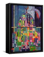 The House of God, 1993-94-Laila Shawa-Framed Stretched Canvas