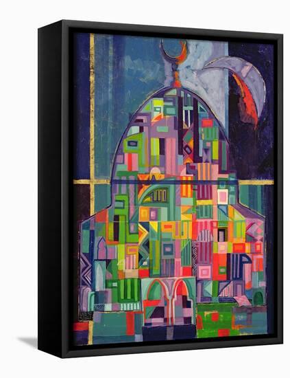 The House of God, 1993-94-Laila Shawa-Framed Stretched Canvas