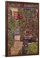 The House of Guard-Gustav Klimt-Framed Art Print