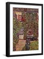 The House of Guard-Gustav Klimt-Framed Art Print