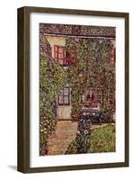 The House of Guard-Gustav Klimt-Framed Art Print