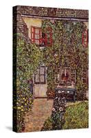 The House of Guard-Gustav Klimt-Stretched Canvas