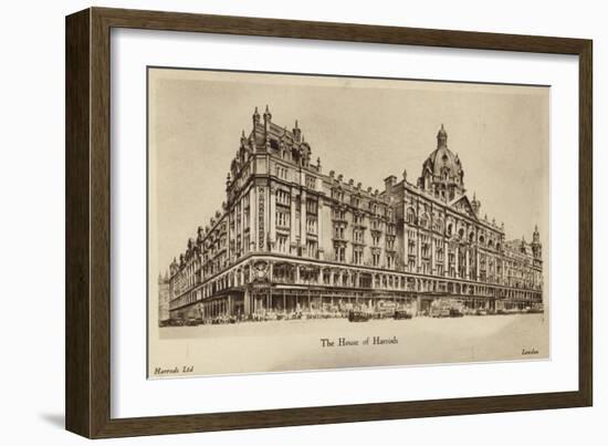 The House of Harrods, London-null-Framed Giclee Print