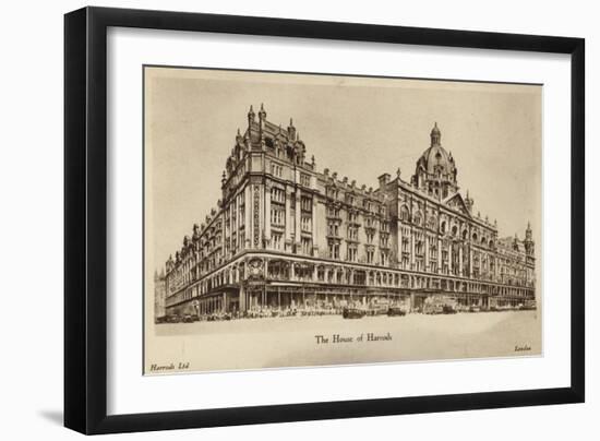 The House of Harrods, London-null-Framed Giclee Print